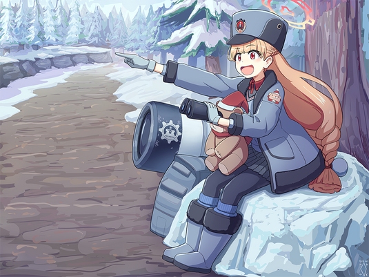 Nodoka and Binoculars Nodoka and Binoculars